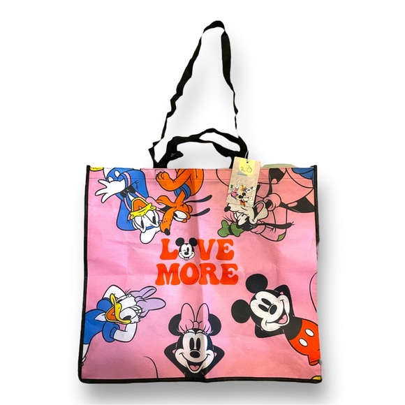 Disney - Mickey & Friends “Love More” - Large Tote Bag - Picture 1 of 3